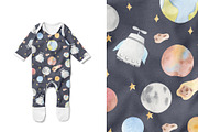 Little Astronauts - Space Watercolor, an Illustration by natalisart (Thumbnail 6 of 8)