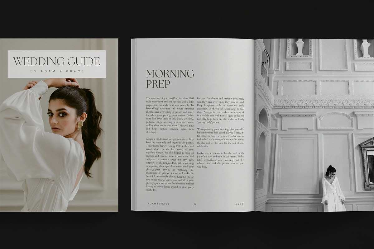 Wedding Photographer Welcome Guide, a Presentation Template by Adam and Grace (Photo 4 of 25)