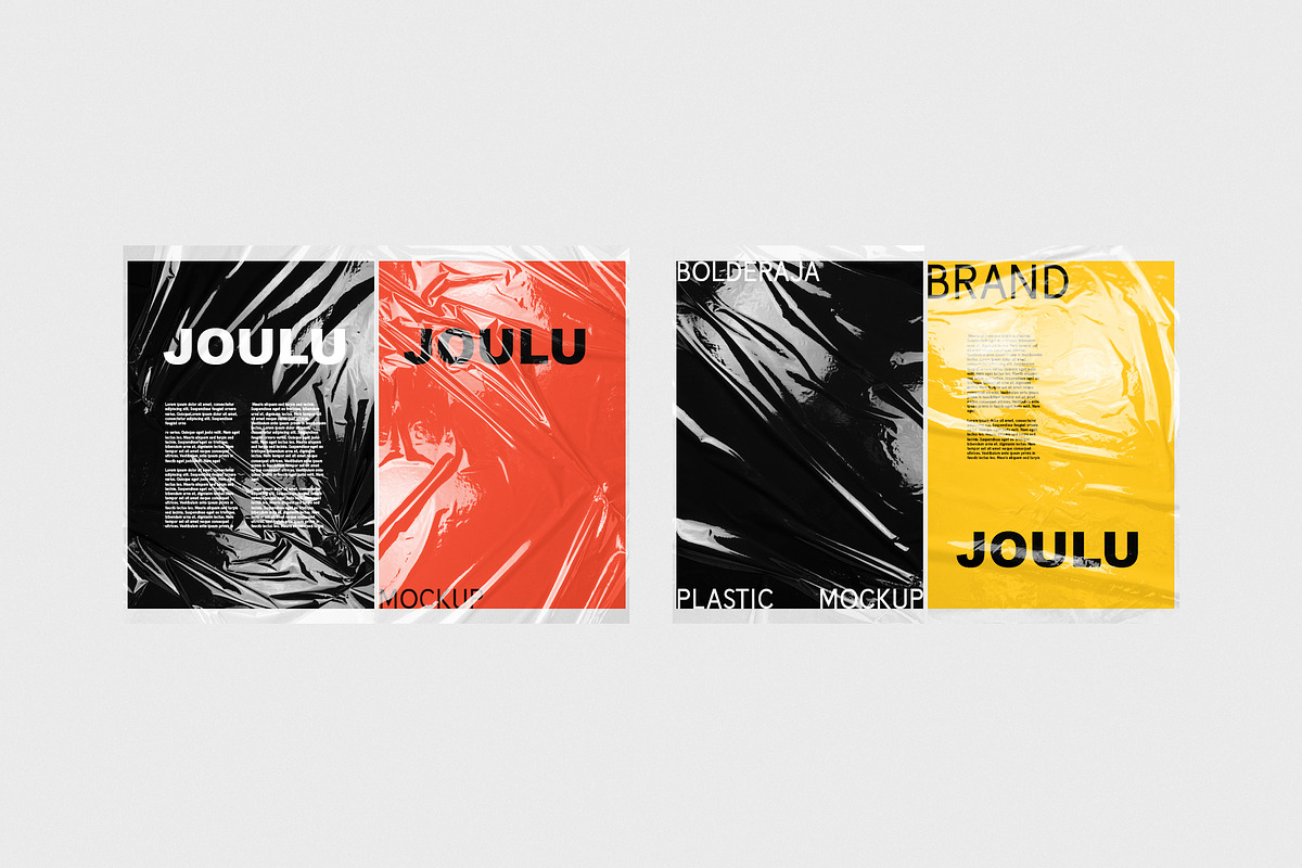 JOULU - Plastic Wrinkle Mockup, a Product Mockup by Bolderaja1 Studio (Photo 7 of 15)
