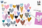 LOVA graphic collection, a Pattern Graphic by solmariart (Thumbnail 3 of 9)