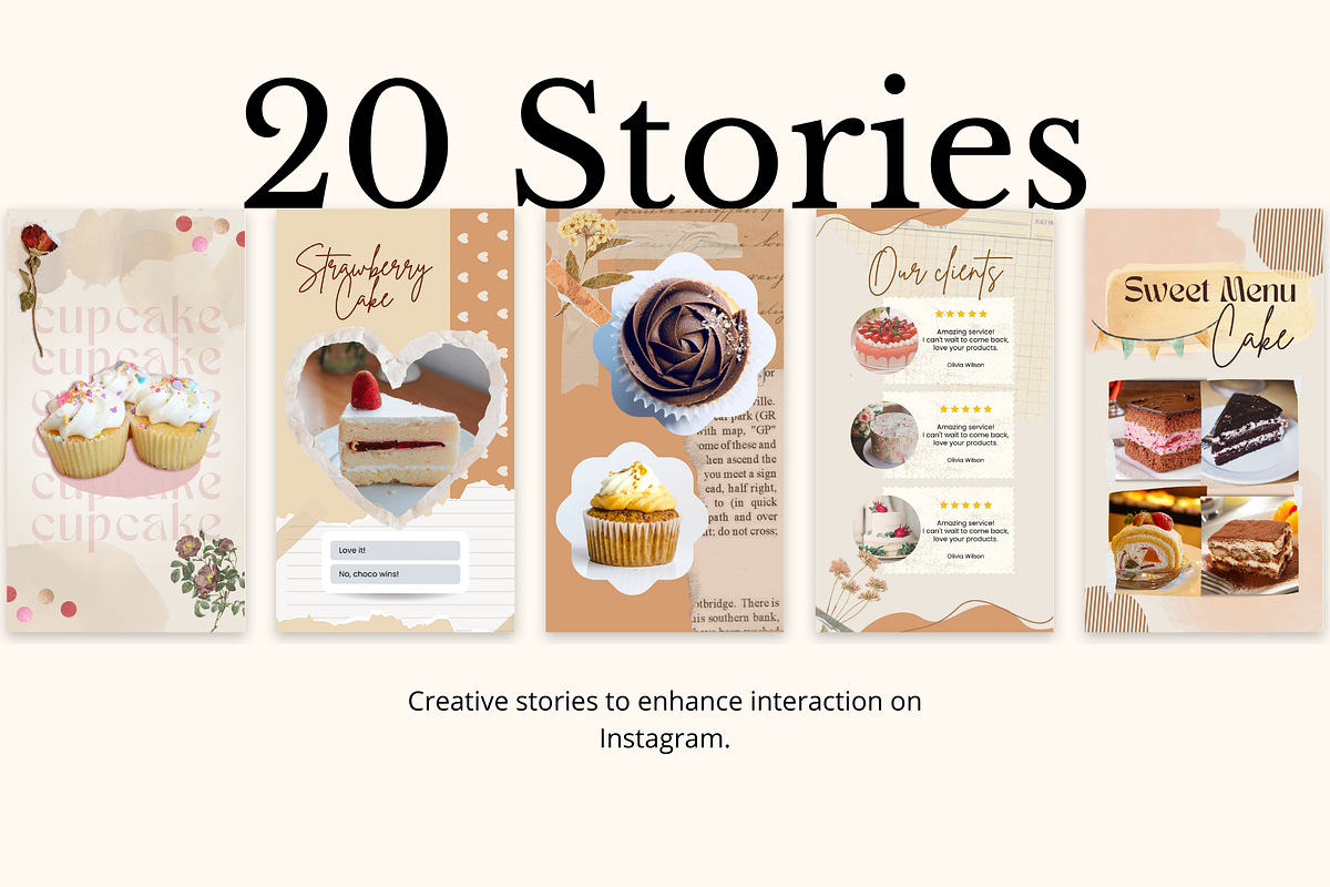 Canva Instagram Bakery Template, a Templates & Theme by Sakura Digitals (Photo 6 of 8)