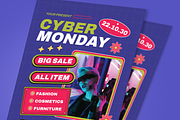 Cyber Monday Flyer Set, a Flyer Template by SquidPixey (Thumbnail 3 of 6)