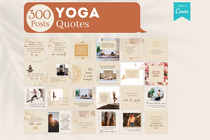 Yoga Bundle - Social Media Templates