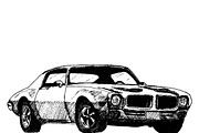 American Muscle Motors Drawings, a Sport Illustration by Doggy Days (Thumbnail 8 of 8)
