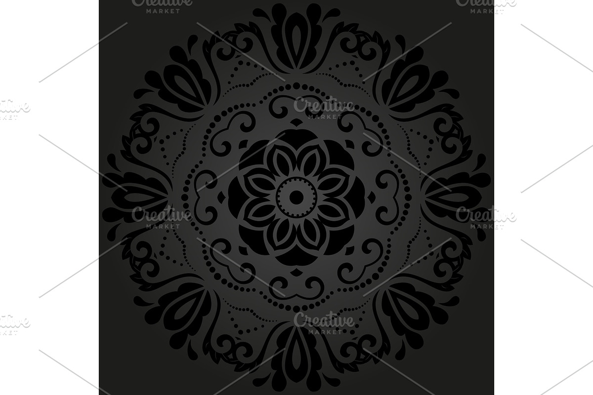 Floral Seamless Vector Pattern, a Decorative Illustration by FineArtStudio (Photo 1 of 3)