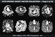 Cute Ghost SVG Bundle Vol - 01, an Object Graphic by XPERTDESIGNER (Thumbnail 14 of 21)
