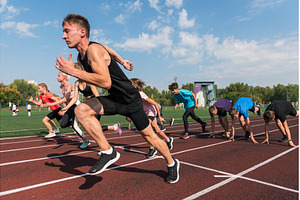 Group of young athlete runnner are, a Person Photo by Jan Jack Russo Media