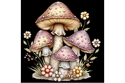 Fairy Mushroom Clipart PNG, a Food Illustration by Memories By Lea (Thumbnail 3 of 19)