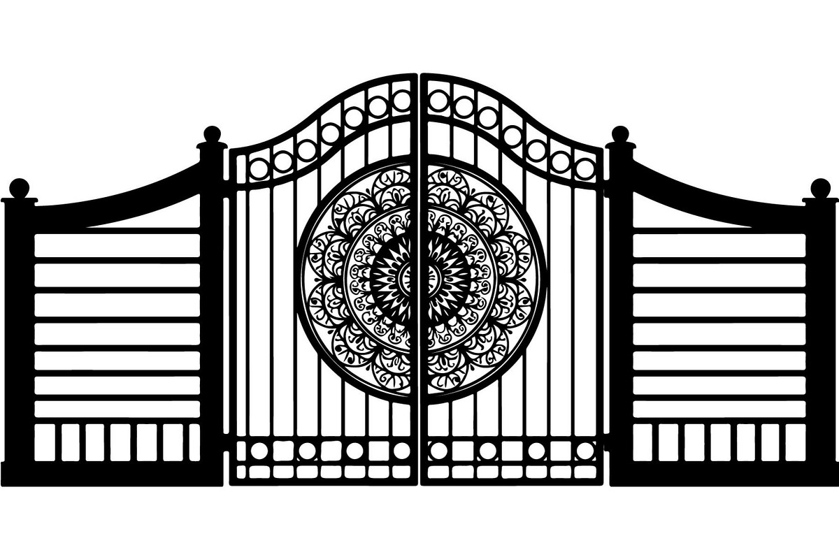 Vintage Iron Gate Bundle, a Decorative Illustration by Designer_Momina (Photo 5 of 21)
