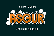Asgur - Rounded Font