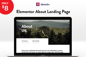 Elementor Landing Page Template