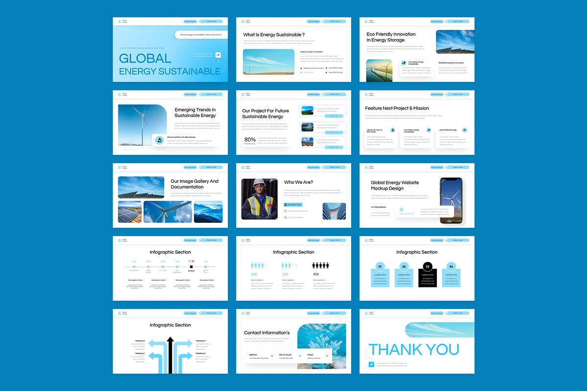 Global Energy Sustainability, a Presentation Template by SquidPixey (Photo 3 of 6)