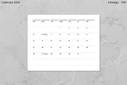 Minimalist Calendar 2024 (InDesign), an Object Graphic by Kessens (Thumbnail 13 of 28)