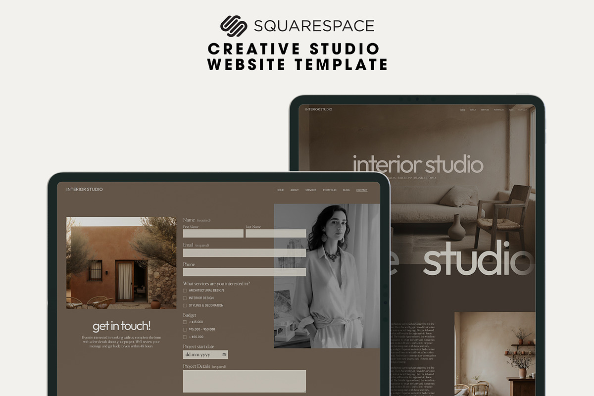 Squarespace Interior Website Theme, a Squarespace Template by Mockup Art Atelier (Photo 16 of 18)