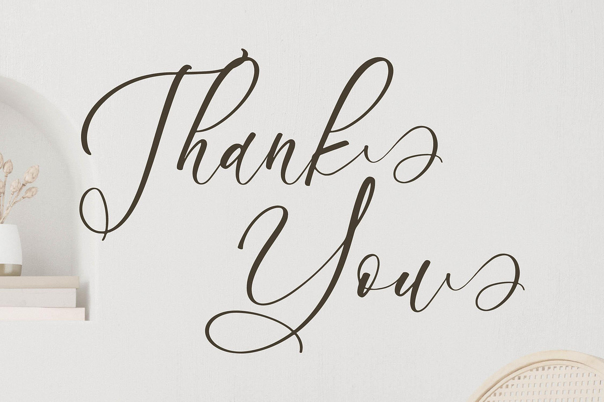 Boutiquen Serahpine Calligraphy Font, a Script Font by Letterena Studios Script (Photo 15 of 15)
