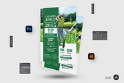 Golf Tournament Flyer Template, a Flyer Template by Aam360 (Thumbnail 2 of 3)