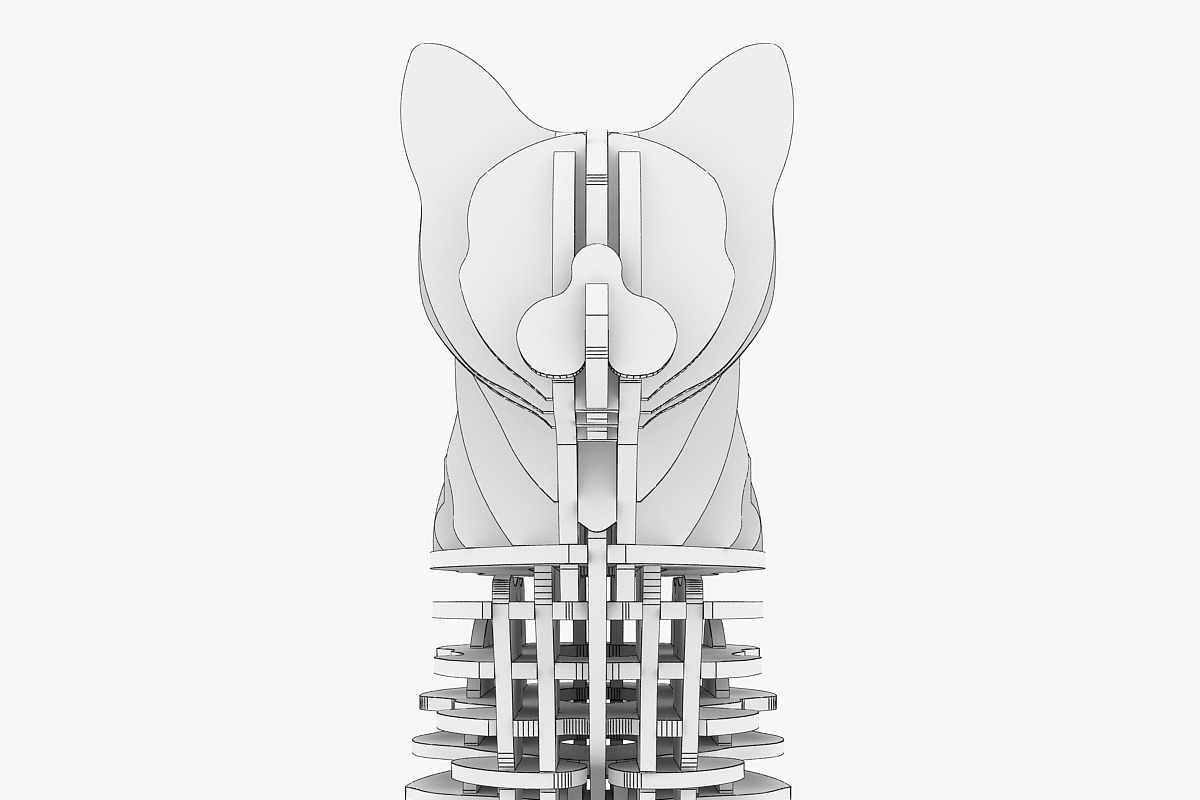 3D Jigsaw Puzzle Cat1, a Furniture 3D Model by akerStudio (Photo 17 of 23)
