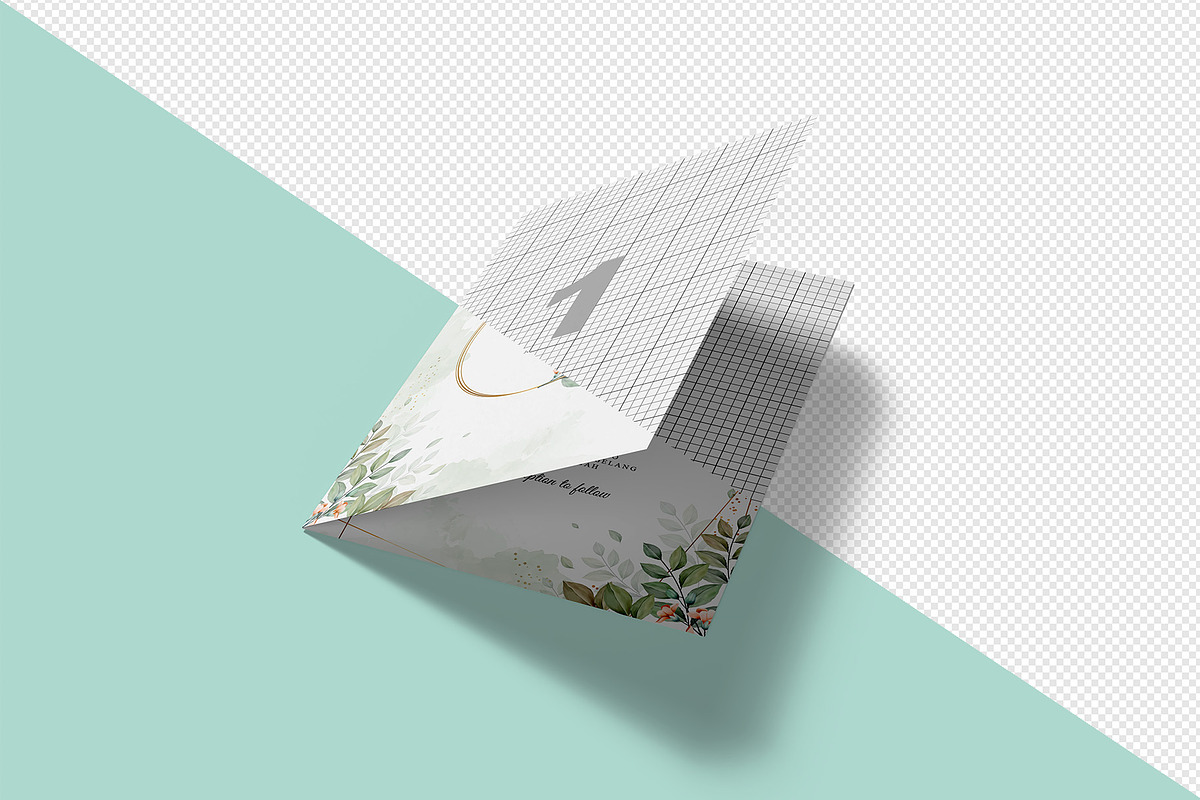 Invitation & Greeting Card Mockup, an Advertising Mockup by Illusiongraphic (Photo 14 of 27)