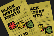 Black History Month Event Flyer, a Flyer Template by Gumico Studio. (Thumbnail 3 of 3)