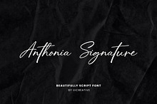 Anthonia Signature Font