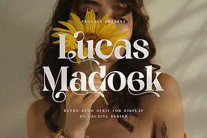 Lucas Madock Retro Deco Serif