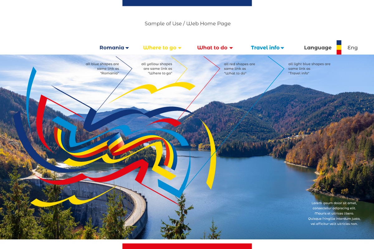 Romania flag ribbon vector, a Templates & Theme by Simbos (Photo 8 of 9)