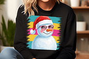 Glitter Christmas Snowman PNG, an Illustration by SinaCreation (Thumbnail 2 of 7)