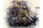 Pure Watercolor Photoshop Action, an Action Add-On by Design Forest (Thumbnail 10 of 32)