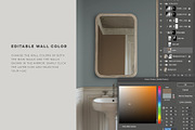 Shabby Chic French Bathroom Mockup, a Household Mockup by Blixa 6 Studios (Thumbnail 7 of 9)