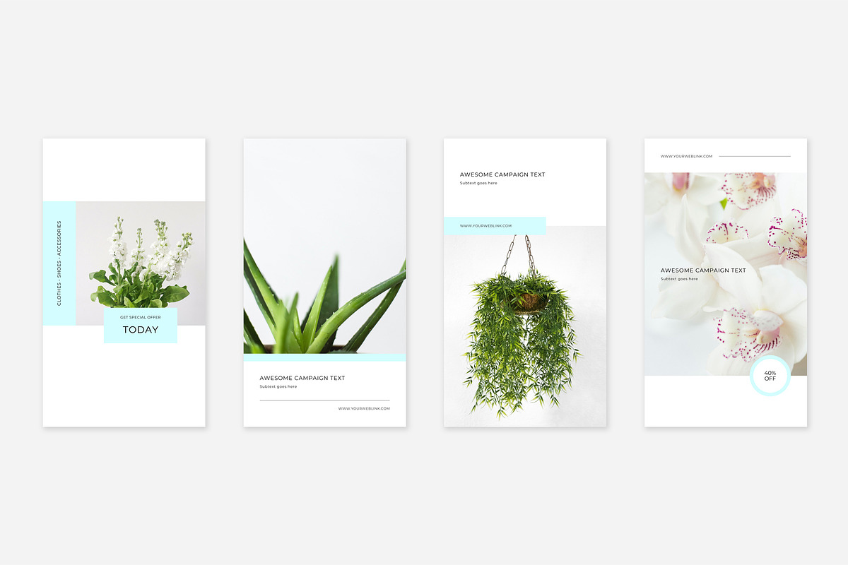 Light CANVA Instagram Stories Pack, a Social Media Template by Swiss_cube (Photo 5 of 10)