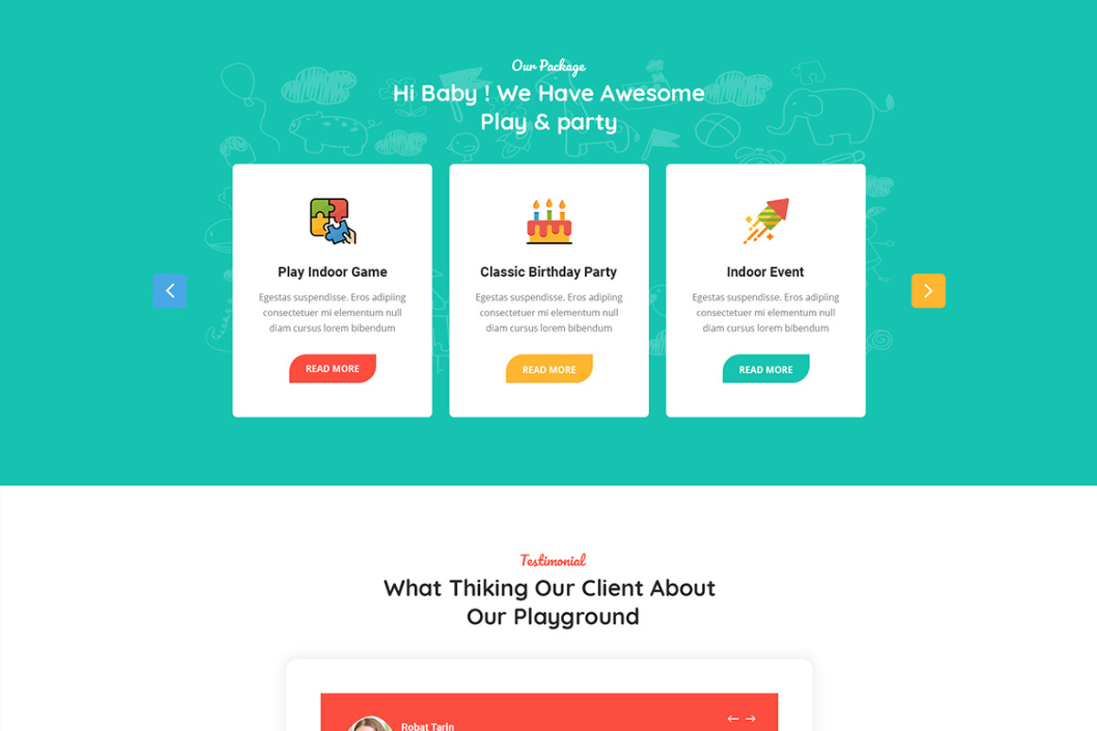Kidio - Indoor PlayGround Template, a HTML Template by THESOFTKING (Photo 3 of 3)