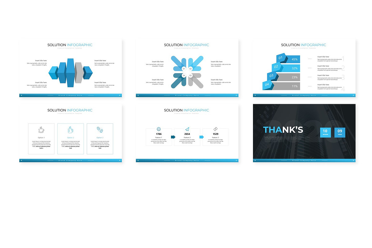 Solution - Powerpoint Template, a Presentation Template by AQR Studio ...