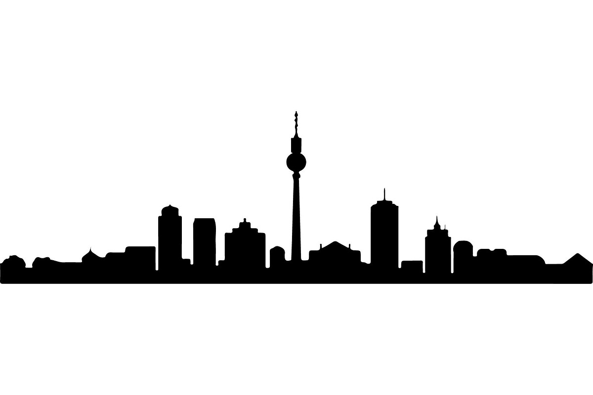 Berlin Skyline Silhouette Bundle, a Graphic by Creativeshirt (Photo 9 of 13)
