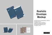 Realistic Envelope Mockup, an Advertising Mockup by rizalamora (Thumbnail 1 of 11)