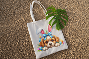 Easter Bunny Dog Peeking PNG Clipart, an Animal Illustration by KennedyStudio (Thumbnail 4 of 5)