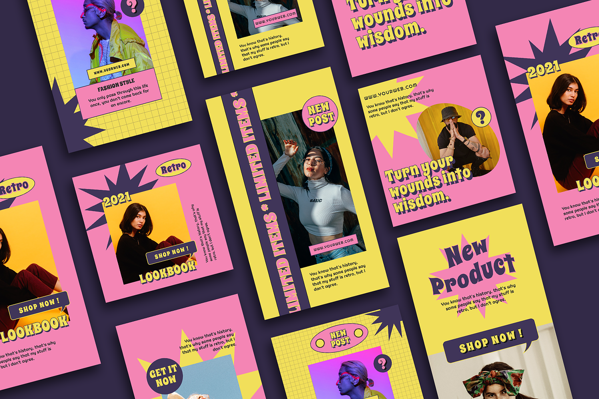 Acroman Insatgram Template, a Social Media Template by Creatchees.std (Photo 3 of 5)