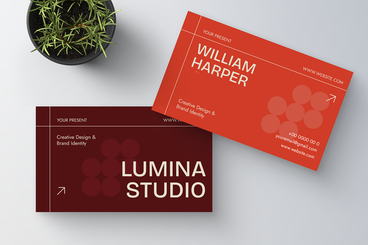 Modern Minimalist Business Card, a Business Card Template by Annora Studio (Photo 6 of 6)