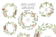 ZERO WASTE watercolor set, an Object Illustration by Yuliia Lashevska (Thumbnail 10 of 14)