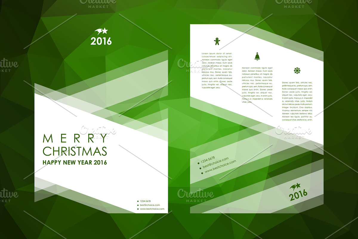 Merry Christmas Brochures, a Brochure Template by Palau (Photo 14 of 49)