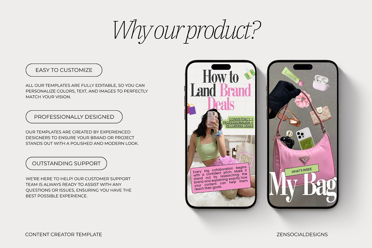 Content Creator Instagram Templates preview 5