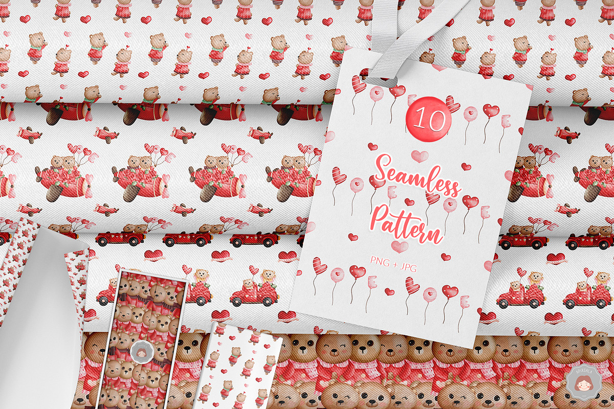 Bear in Love | Valentine Bear, an Animal Illustration by Apixsala (Photo 5 of 8)