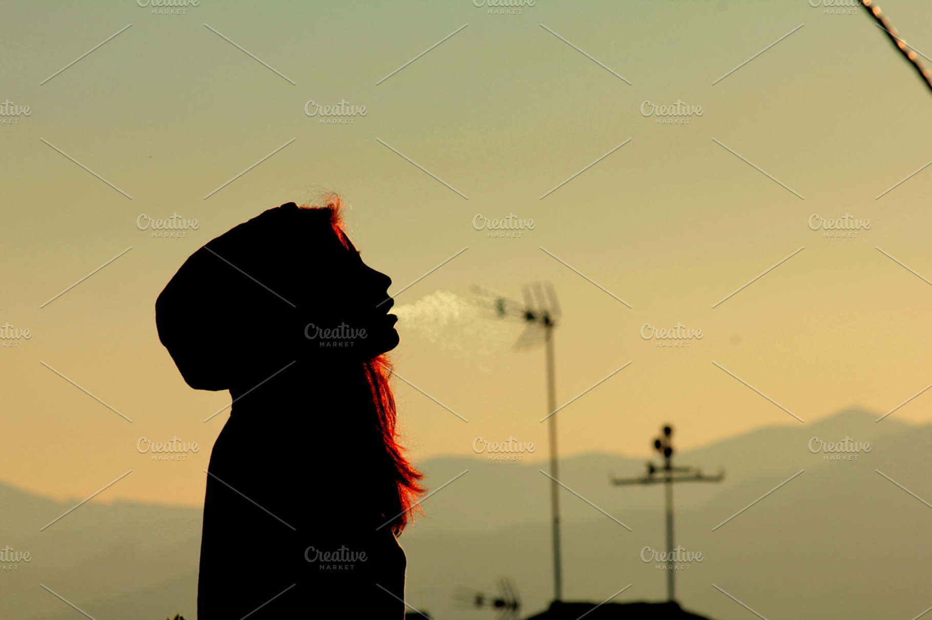 Girl smoking stock photo containing voltage and god, a Beauty & Fashion Photo by Coco Blanch' shop