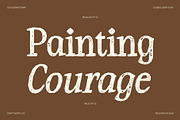 CS Brinley Stamp, a Serif Font by Craft Supply Co. (Thumbnail 3 of 8)