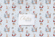 Christmas mood watercolor set, an Animal Illustration by Peace ART (Thumbnail 7 of 11)