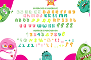 Monster Mash - Quirky Dino & Monster, a Font by PutraCetol Studio (Thumbnail 8 of 11)