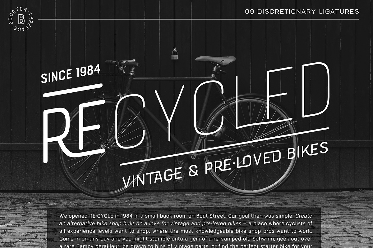 60% OFF Bourton Text Typeface, a Sans Serif Font by Kimmy Design (Photo 13 of 15)