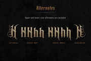 Heretic Blackletter Font Family, a Blackletter Font by StockMamba (Thumbnail 8 of 13)