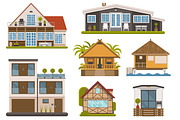 House and Homes Set, an Illustration by Alex Krugli (Thumbnail 1 of 9)