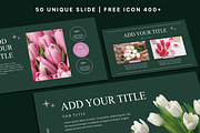 Flower Powerpoint Template, a Presentation Template by SKY CREATION (Thumbnail 2 of 6)