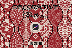 Ornamental pattern brushes Procreate